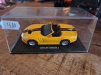Shelby series 1 geel maxi car schaal 1:43, Hobby en Vrije tijd, Overige merken, Auto, ., Ophalen of Verzenden