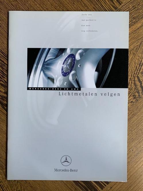 Brochure folder Mercedes-Benz lichtmetalen velgen 1999 nieuw, Boeken, Auto's | Folders en Tijdschriften, Nieuw, Mercedes, Ophalen of Verzenden