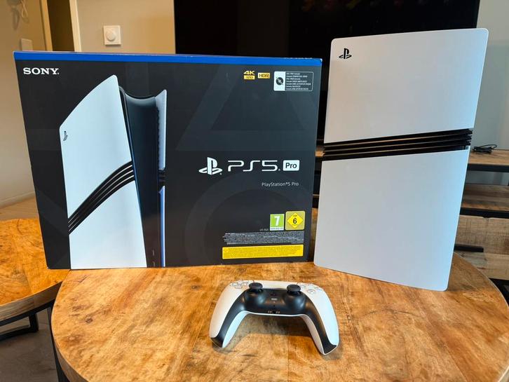 PS5 Pro 2TB + Controller + Garantie, Spelcomputers en Games, Spelcomputers | Sony PlayStation 5, Zo goed als nieuw, Ophalen