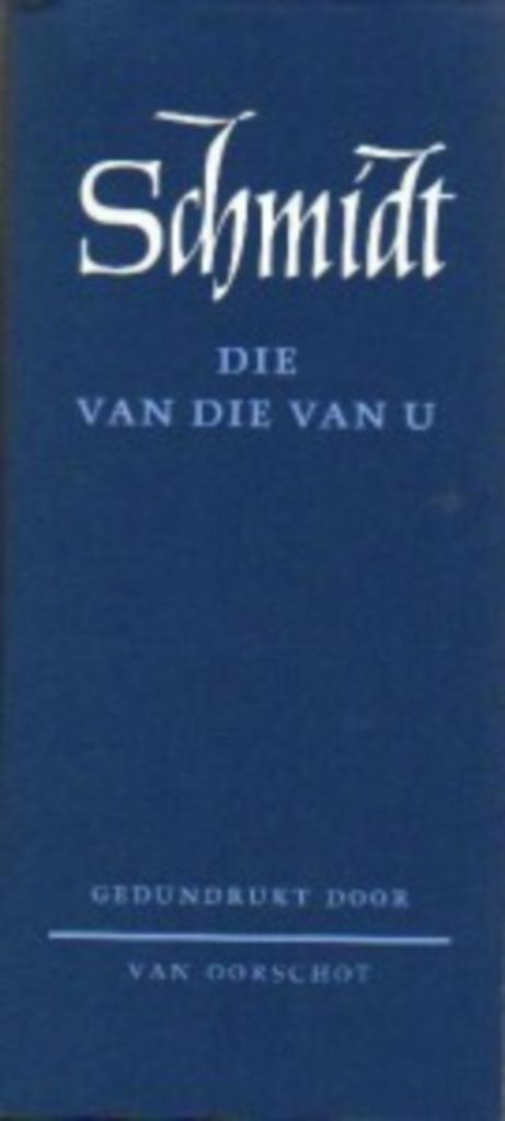Die van die van u van Annie M.G. Schmidt (1984), Boeken, Literatuur, Zo goed als nieuw, Nederland, Ophalen of Verzenden