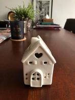 Wit klein kersthuisje met licht, Ophalen of Verzenden, Nieuw
