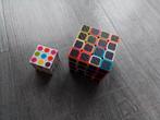 2 soort van rubiks kubus niet de echte, Ophalen of Verzenden, Zo goed als nieuw