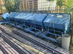 600L Kiepbak, kiepcontainers met zeef, aftapkraan en wielen, Ophalen, Gebruikt
