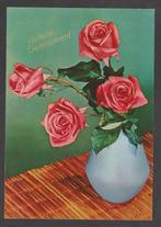 Vintage wenskaart "Hartelijk Gefeliciteerd", Verzamelen, Ansichtkaarten | Themakaarten, Feest(dag), 1960 tot 1980, Ongelopen, Ophalen of Verzenden