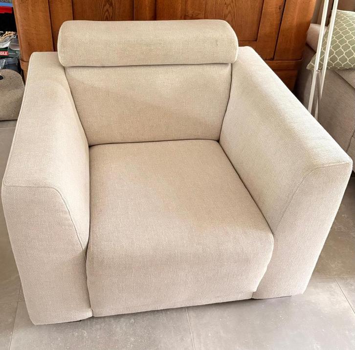 Montel fauteuil, Huis en Inrichting, Fauteuils, Gebruikt, Stof, 50 tot 75 cm, 75 tot 100 cm, Ophalen
