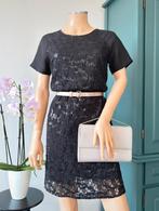VILA jurk Viurban maat S - zwart - pailletten - kant, Zwart, Vila, Ophalen of Verzenden, Zo goed als nieuw