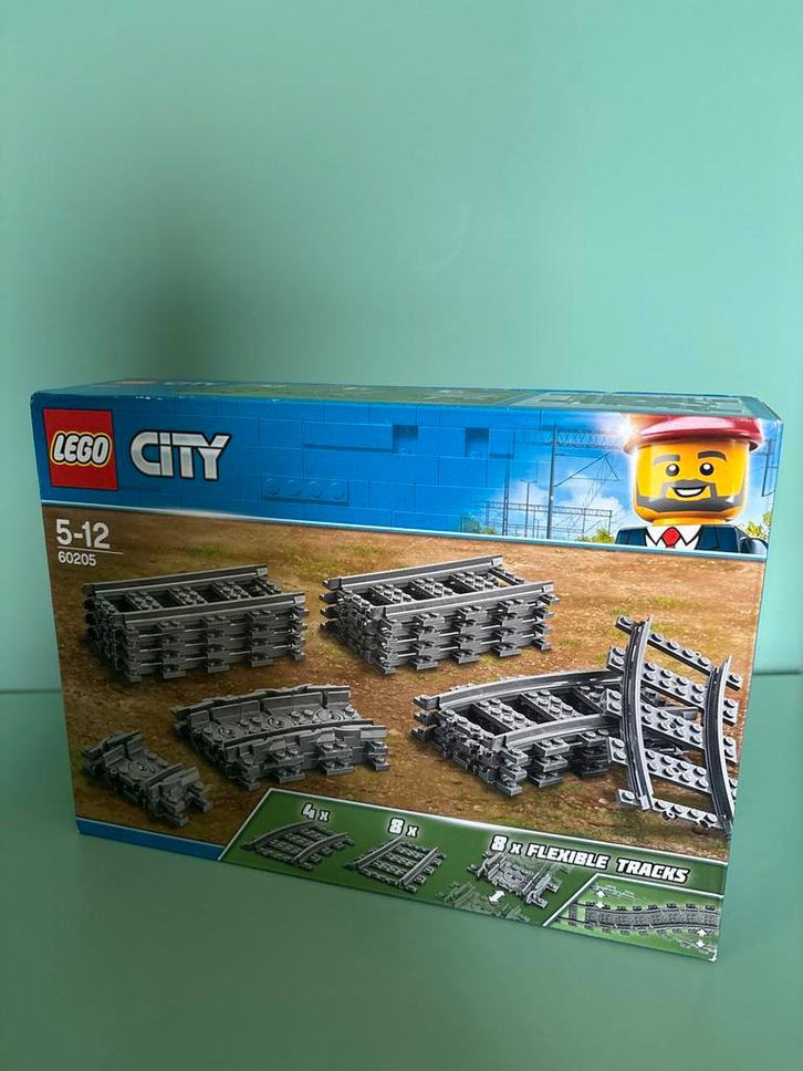 Lego City 60205 Treinsporen - Flexibel!, Kinderen en Baby's, Speelgoed | Duplo en Lego, Nieuw, Lego, Complete set, Ophalen of Verzenden