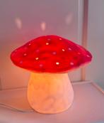Vintage rode Heico paddestoel lamp, Huis en Inrichting, Ophalen of Verzenden, Zo goed als nieuw, Kunststof, Minder dan 50 cm