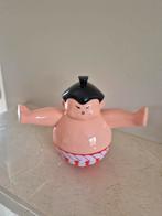 Vintage sumo worstelaar zeldzame spaarpot ., Antiek en Kunst, Ophalen of Verzenden