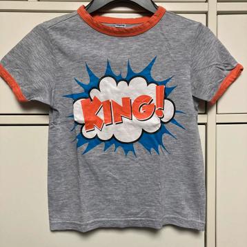 Koningsdag t-shirt 110/116 King