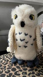 Unieke zelfgehaakte Hedwig knuffel (Harry Potter), Ophalen of Verzenden, Nieuw, Overige typen