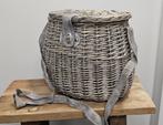 LEUKE OUDE BROCANTE RIETEN MAND, Huis en Inrichting, Woonaccessoires | Schalen en Manden, Gebruikt, Mand, Ophalen of Verzenden