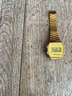 Casio Retro Horloge - Goudkleur, Illuminator, Water Resist, Ophalen of Verzenden, Staal, Overige merken, 1960 of later