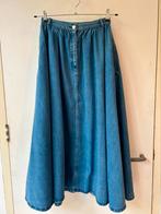 Façon Jacmin denim rok, lang en wijd mt. 36, Kleding | Dames, Rokken, Nieuw, Maat 36 (S), Façon Jacmin, Onder de knie