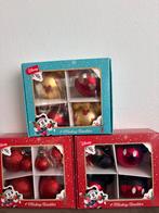 3x kerstballen disney Mickey Mouse, Ophalen of Verzenden, Nieuw