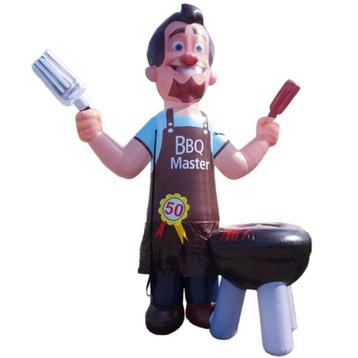 BBQ Master opblaasfiguur te huur beschikbaar voor biedingen