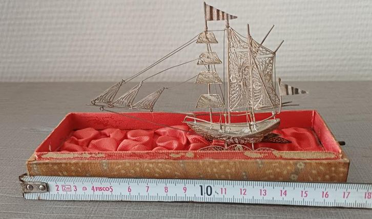 Filigraan zilver Indonesië, Antiek en Kunst, Antiek | Goud en Zilver, Zilver, Ophalen of Verzenden