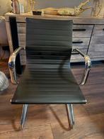 Stijlvolle Zwarte Bureaustoel / Vergaderstoel eetkamerstoel, Huis en Inrichting, Bureaustoelen, Ophalen, Zwart, Zo goed als nieuw