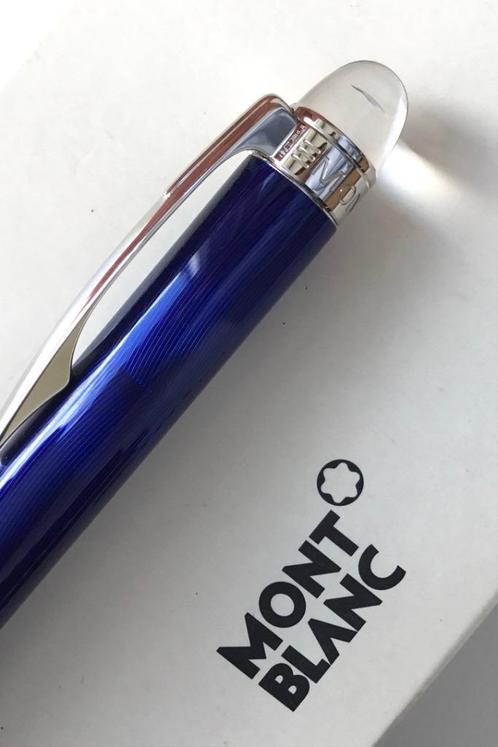 Montblanc Starwalker Cool Blue Ballpoint Pen, Verzamelen, Pennenverzamelingen, Zo goed als nieuw, Balpen, Mont Blanc, Ophalen of Verzenden