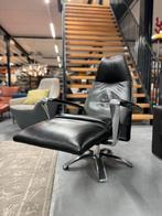 Jori Bolero Relax fauteuil M Design stoel zwart leer Multi, Leer, Ophalen of Verzenden, Zo goed als nieuw