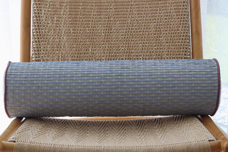 Rolkussen zacht blauw, Huis en Inrichting, Woonaccessoires | Kussens, Nieuw, Blauw, Cilindervormig, Ophalen of Verzenden