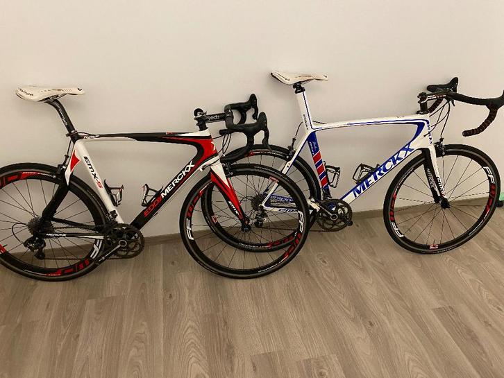 2x originele Teamfiets Eddy Merckx van Tom Boonen, Fietsen en Brommers, Fietsen | Racefietsen, Gebruikt, Overige merken, Meer dan 20 versnellingen