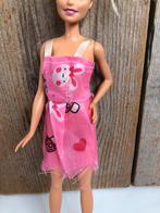 Jurk voor Barbie roze rood wit, Ophalen of Verzenden, Gebruikt, Barbie