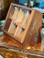 Vintage toonbank vitrine, sigaren kast, Verzamelen, Rookartikelen, Aanstekers en Luciferdoosjes, Tabaksdoos of Verpakking, Ophalen of Verzenden