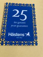 Hastens 1 persoonsbed ruitenblauw, Eenpersoons, 210 cm, Ophalen of Verzenden, Matras