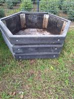 TE KOOP 1 HARDE KUNSTSTOF BLOEMBAKKEN, Ophalen, Gebruikt, Rond, Kunststof