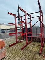 Zware draagarmstelling prijs per set van 3 staanders €750,00, Zakelijke goederen, Kantoor en Winkelinrichting | Magazijn, Stelling en Opslag