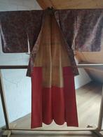 Traditionele Japanse Kimono red vermilion, Ophalen of Verzenden