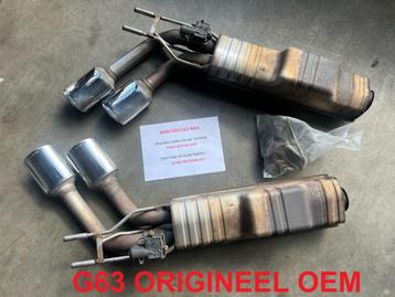 G63 AMG Uitlaat systeem ORIGINEEL OEM!!! compleet beschikbaar voor biedingen