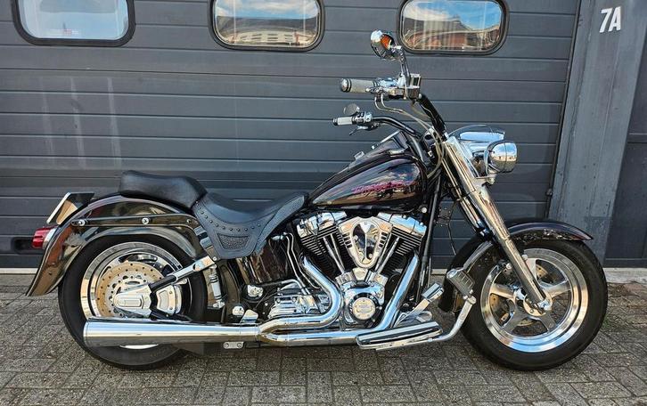 HARLEY-DAVIDSON FAT BOY FLSTF (bj 2002) 8033km, Motoren, Motoren | Harley-Davidson, Bedrijf, Chopper, meer dan 35 kW, 2 cilinders
