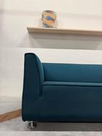 Nieuw Gelderland 4800 Bank 2,5 zits Blauw stof Design l190, 75 tot 100 cm, Ophalen of Verzenden, Gelderland, Stof