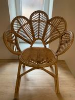 Rotan stoel Bloemvorm, Ophalen, Zo goed als nieuw, Bruin, Eén