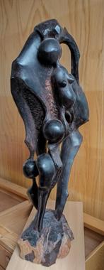 Makonde Houtsnijwerk Beeld - 67cm, Antiek en Kunst, Kunst | Beelden en Houtsnijwerken, Ophalen