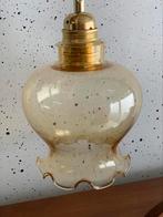 Vintage, antiek glazen lamp kapjes uit Frankrijk., Ophalen of Verzenden