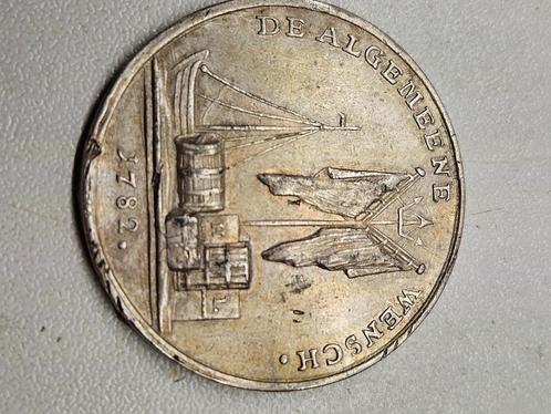 Zeldzame zilveren penning onafhankelijkheid amerika, Postzegels en Munten, Penningen en Medailles, Zilver, Ophalen of Verzenden
