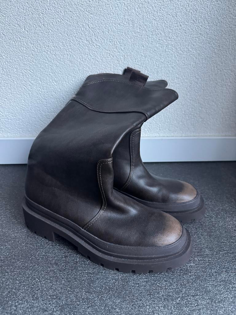 Zara bruine grove halfhoge laarzen, Kleding | Dames, Schoenen, Bruin, Zara, Lage of Enkellaarzen, Ophalen of Verzenden