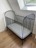 Ledikant gietijzer, Ophalen, Gebruikt, Minder dan 140 cm, Matras