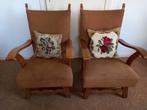 Set van 2 Eikenhouten fauteuils met armleuning, Ophalen