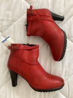 Leren enkellaarsjes rood maat 39, Lage of Enkellaarzen, Nieuw, Ophalen of Verzenden, Rood