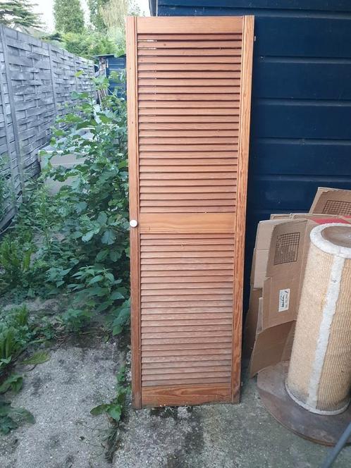 Louvredeurtje, 1.64 cm bij 49,5 cm, Huis en Inrichting, Kasten | Overige, Gebruikt, Ophalen