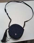 TOV Amsterdam ronde handtas blauw crossbody 16cm art 50549, ., Ophalen of Verzenden, Zo goed als nieuw, Handtas
