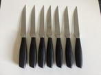 Steakmessen Vleesmessen 7 st. Stainlesse Steel, Ophalen, Zo goed als nieuw, Rvs of Chroom, Los bestek