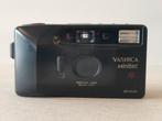 Yashica T AF + tas met Tessar 3.5/35mm en 1Minitec., Audio, Tv en Foto, Fotocamera's Analoog, Ophalen of Verzenden, Zo goed als nieuw