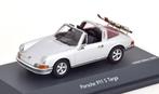 Porsche 911 S Targa & Ski Zilver 1-43 Schuco Limited 1000 Pi, Hobby en Vrije tijd, Modelauto's | 1:43, Nieuw, Schuco, Ophalen of Verzenden