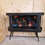 Antiek dressoir drankkast vitrine barok kastje sidetable, Antiek en Kunst, Ophalen of Verzenden