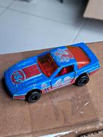 Majorette Chevrolet Corvette TSP opdruk blauw bespeeld, Ophalen of Verzenden, Gebruikt, Auto